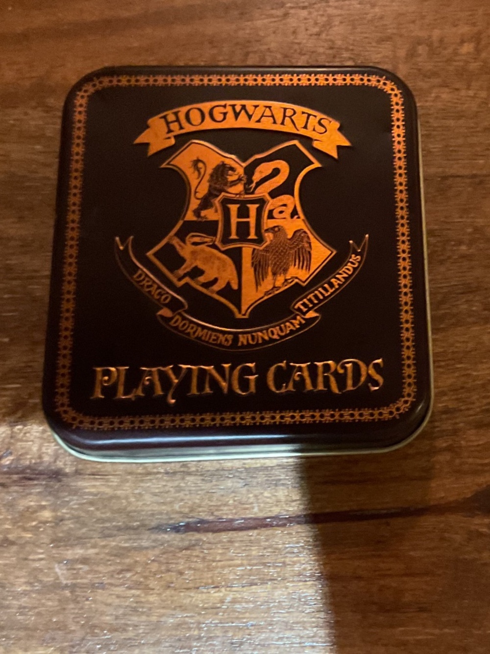 Hogwarth playing cards